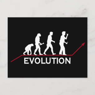 Postal Evolución de dardos
