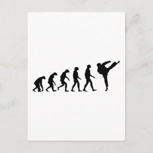 Postal Evolución de Karate