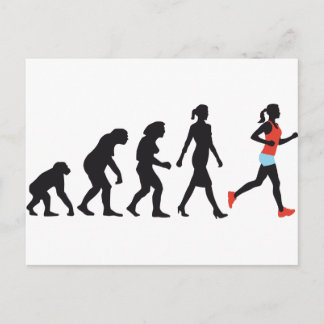 Postal evolución de la mujer jogger