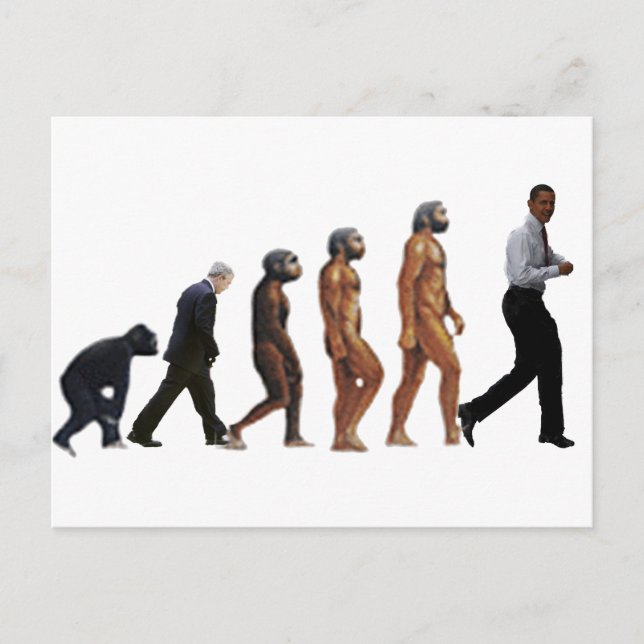 Postal Evolución de Obama (Anverso)