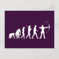 Evolución de tiro con arco de un arco con flecha