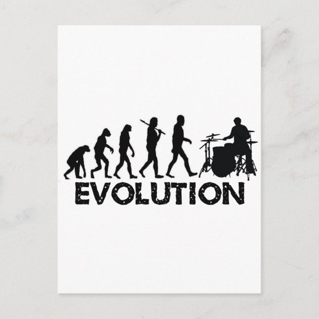 Postal Evolución de un tambor (Anverso)