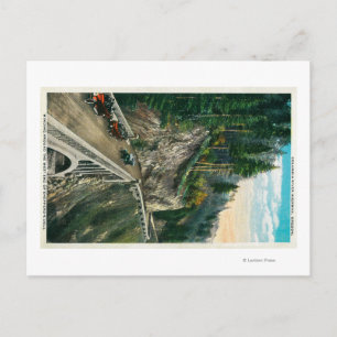 Postal Evolución en el extremo occidental de la Dell de S