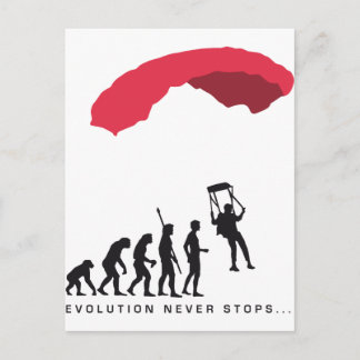 Postal evolución Parachute