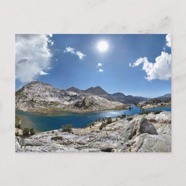Postal Evolution Lake Panorama - John Muir Trail (Anverso)
