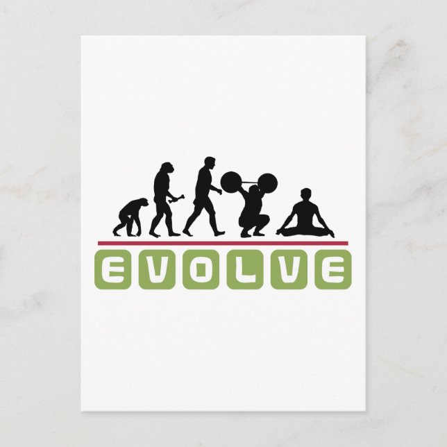 Postal Evolve Yoga Gift (Anverso)