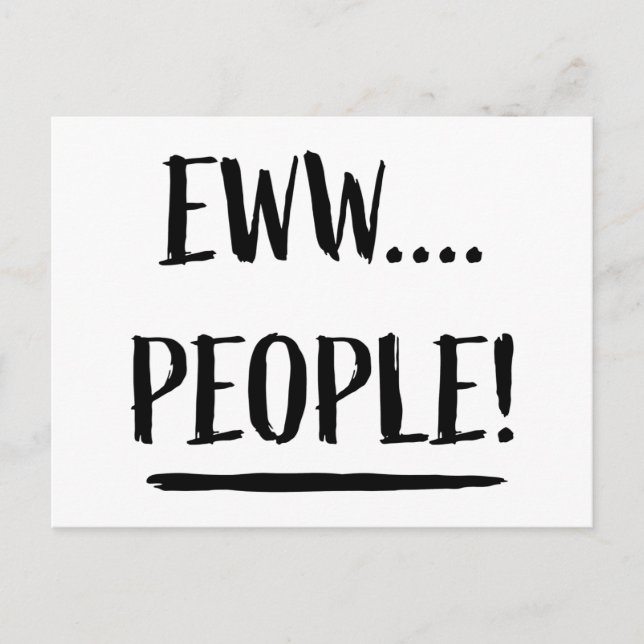 Postal Eww People (Anverso)