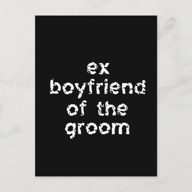 Postal Ex novio del Groom (Anverso)