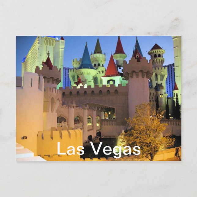 Postal Excalibur Las Vegas (Anverso)