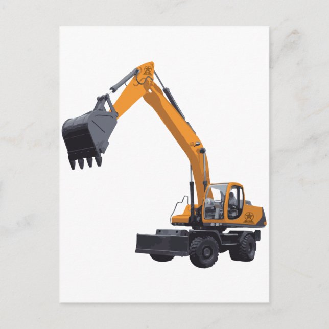 Postal Excavadora de Big Bagger (Anverso)