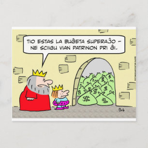Postal excedente presupuestario madre real esperanto