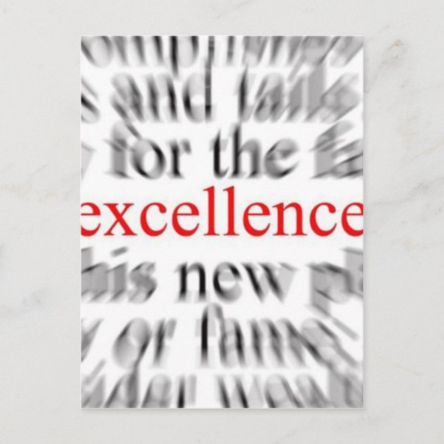 Postal Excelencia (Anverso)