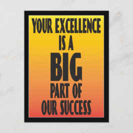 Postal Excelencia Empleado Gracias