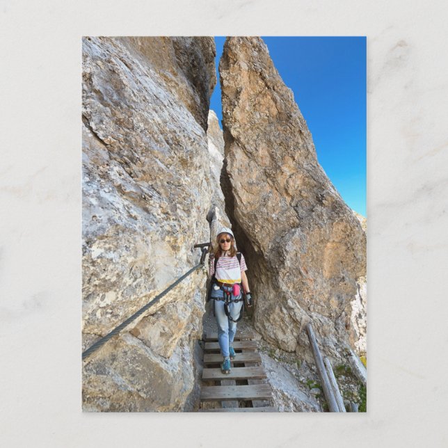 Postal excursión vía ferrata (Anverso)