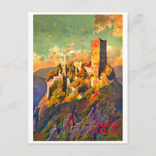 Postal Excursiones en Alsacia, Francia