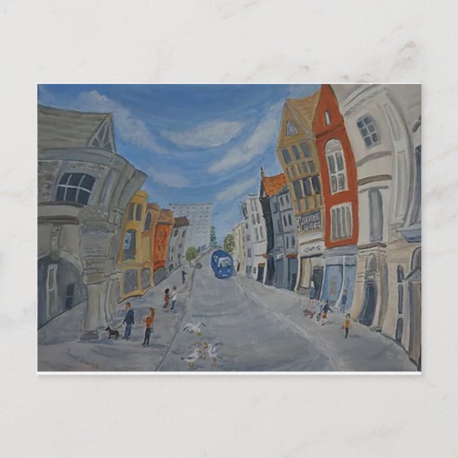 Postal Exeter guildhall, High Street, Exeter Devon (Anverso)