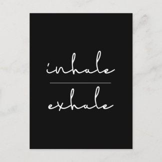 Postal Exhalación por inhalación