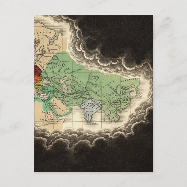 Postal Exhibición del Imperio de Kublai Khan 1294 AD (Anverso)