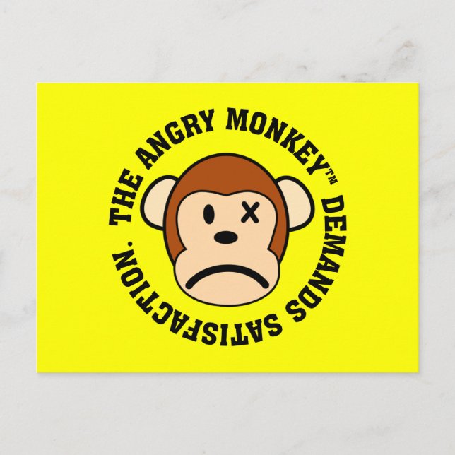 Postal Exijo satisfacción (Anverso)