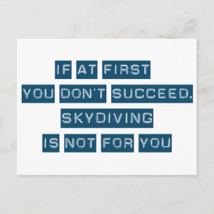 Postal Éxito en Skydiving