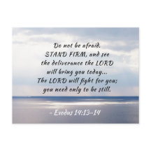 Éxodo 14:13-14 No tengan miedo, manténganse firmes