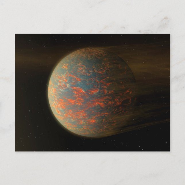 Postal Exoplanet 55 Cancri E Y Su Superficie Molten (Anverso)