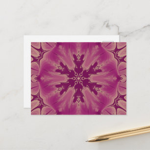 Postal Exóticas flores exóticas grandiosas sombras morada