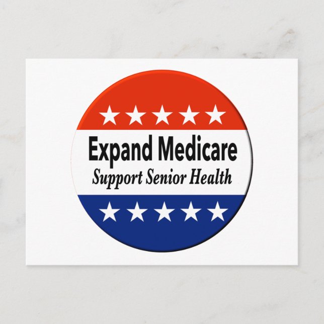 Postal Expandir Medicare para apoyar la salud de los adul (Anverso)