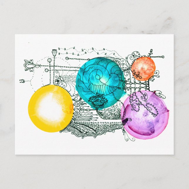 Postal Expansión de Bella Artes multiverso (Anverso)