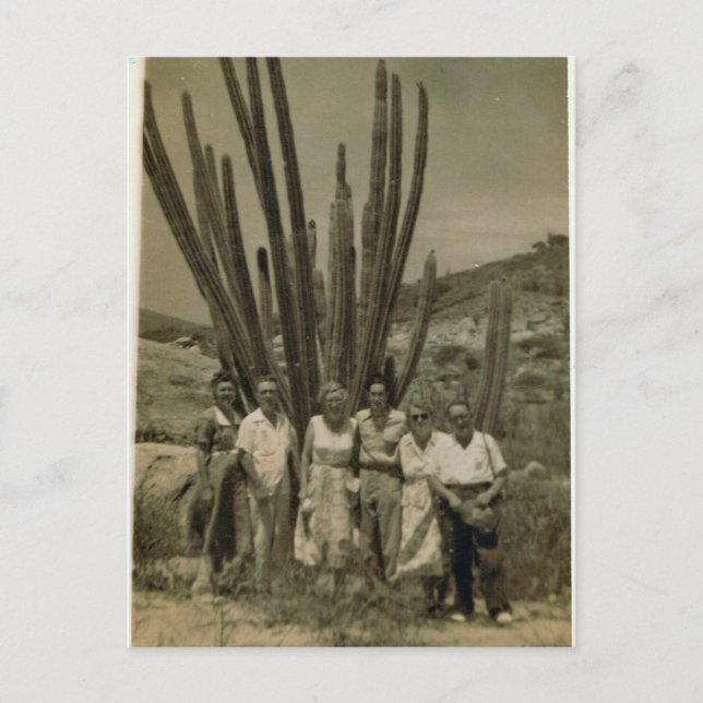 Postal Expatriados trabajando para Esso en Aruba (Anverso)