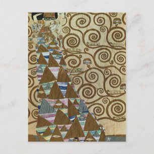 Postal Expectativa de Gustav Klimt