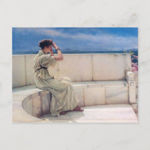 Postal Expectativas de Lawrence Alma Tadema