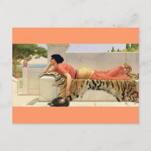 Postal Expectativas - vintage - Godward