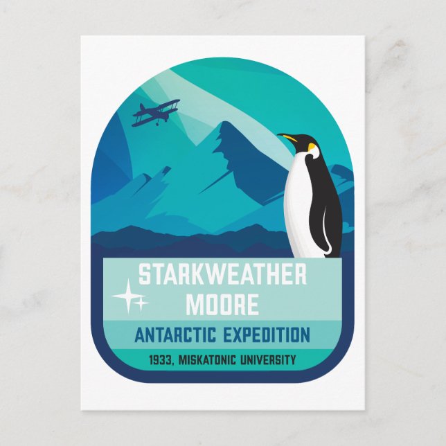 Postal Expedición Antártica Starkweather-Moore (Anverso)