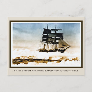 Postal Expedición Scott 1910 al Polo Sur de Terra Nova