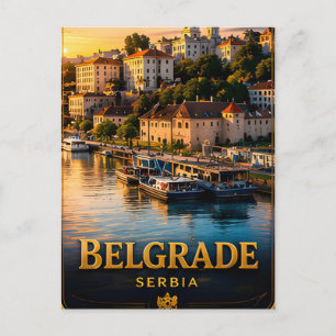 Postal Experiencia en la ciudad de Belgrado, Serbia, junt