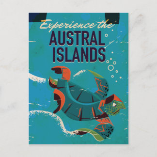 Postal Experimenta el viaje vintage a las Islas Australes