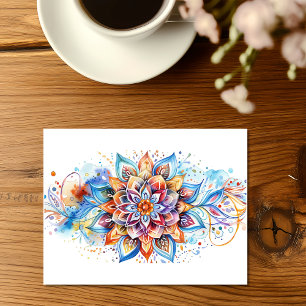 Postal Experimentos de Rangoli todos los días