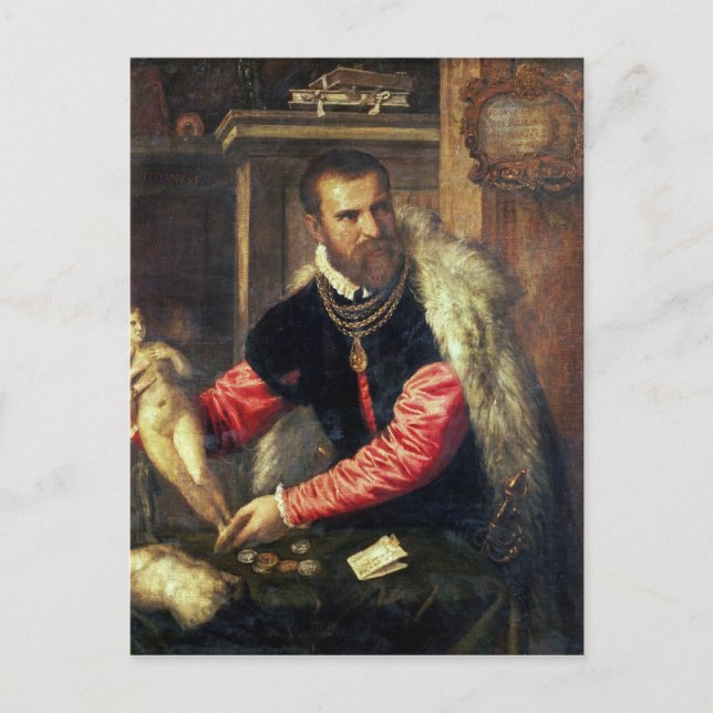 Postal Experto en arte Jacopo Strada (Anverso)