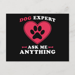 Postal Experto en perros de perro
