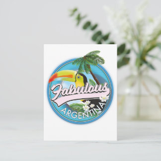 Postal explora el fabuloso logo de Argentina
