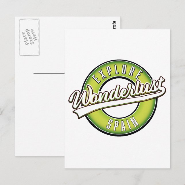 Postal Explora España Wonderlust  (Anverso / Reverso)