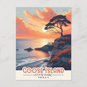 Postal Explora la belleza costera: Isla de oca