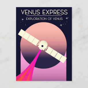 Postal Exploración de Venus por Venus Express
