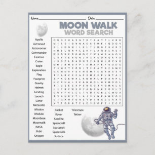 Postal Exploración Espacial Paseo Lunar