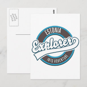 Postal Explorador de Estonia en aventura 