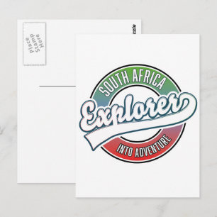 Postal Explorador de Sudáfrica en aventura