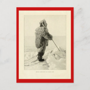 Postal Exploradores de época, Roald Amundson con equipo p