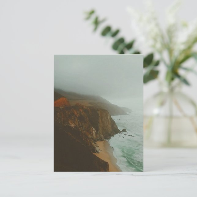 Postal Explorando Big Sur (Anverso de pie)