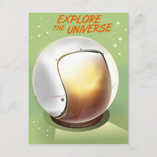 Postal Explorar el universo